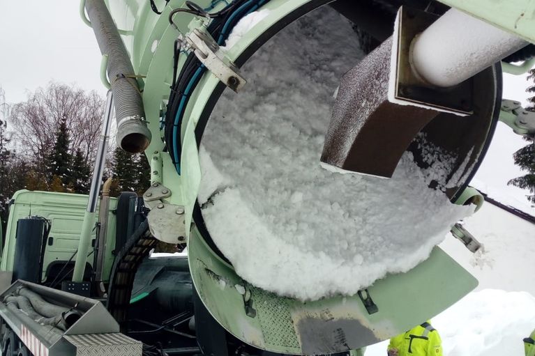 Saugbagger Bad Soden - Schneesaugen